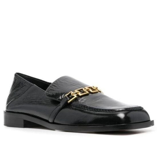 Manu Atelier The Tap Chain Loafers in Black - Picture 2 of 9